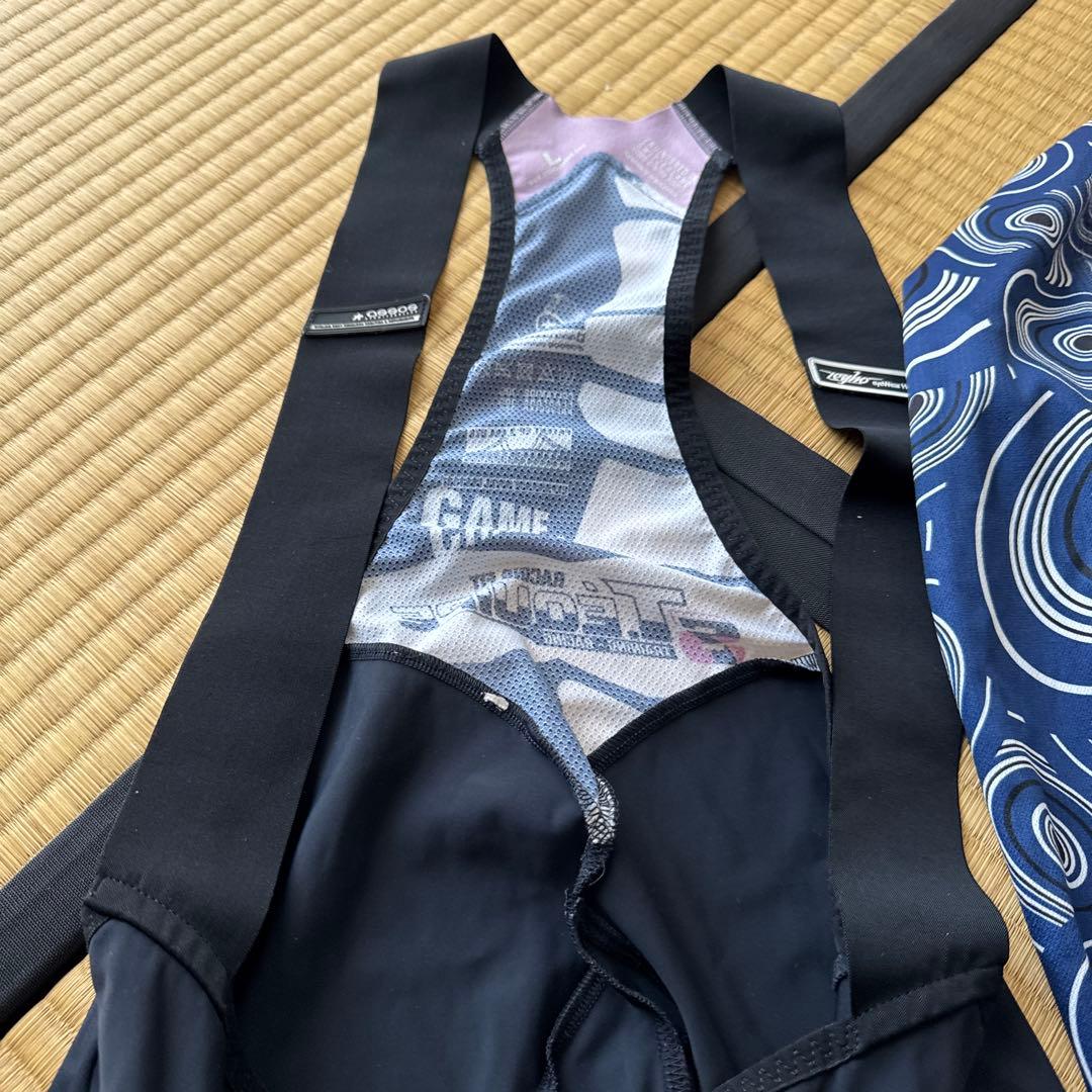 Assos スパイラルパターン ビブタイツセット