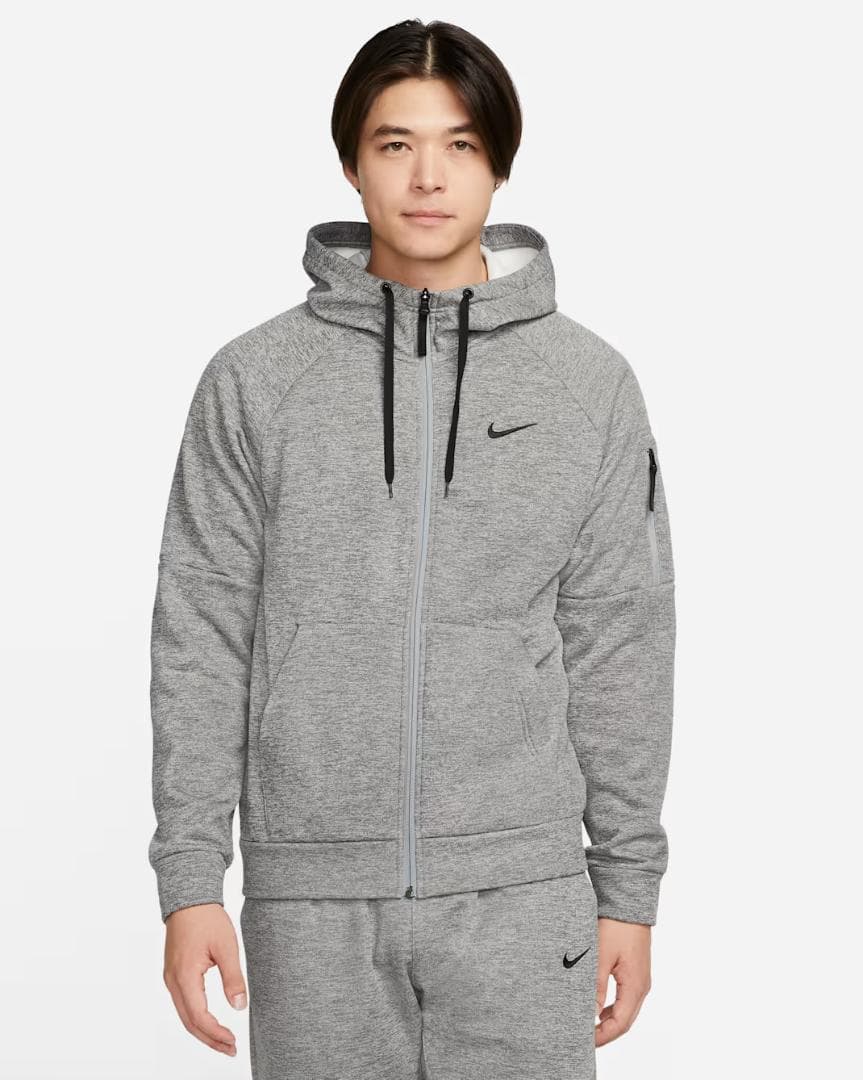 ナイキ Therma-FIT メンズ フルジップネスパーカー トレーニングパンツ