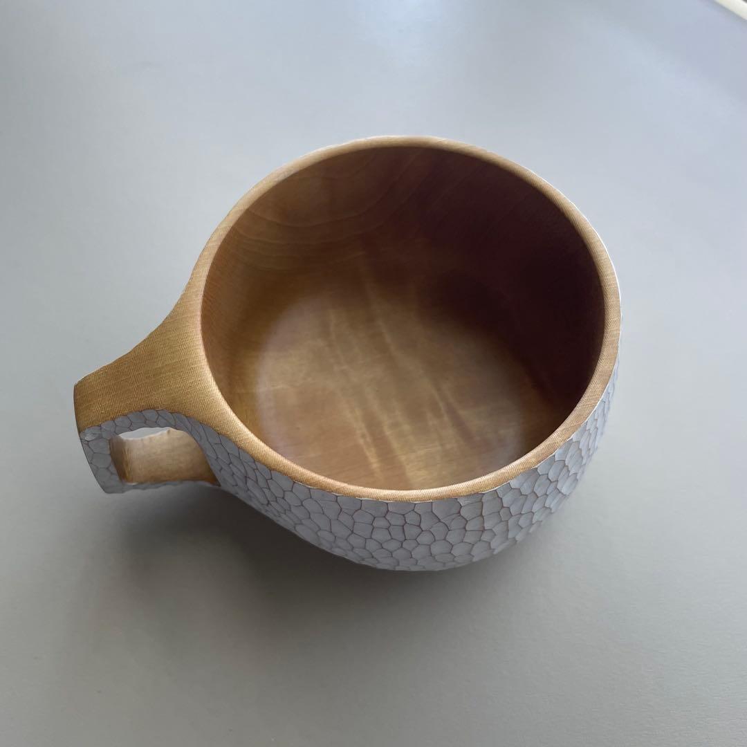 atelier dehors 栃 白 アトリエドゥオル ククサ 木製カップ