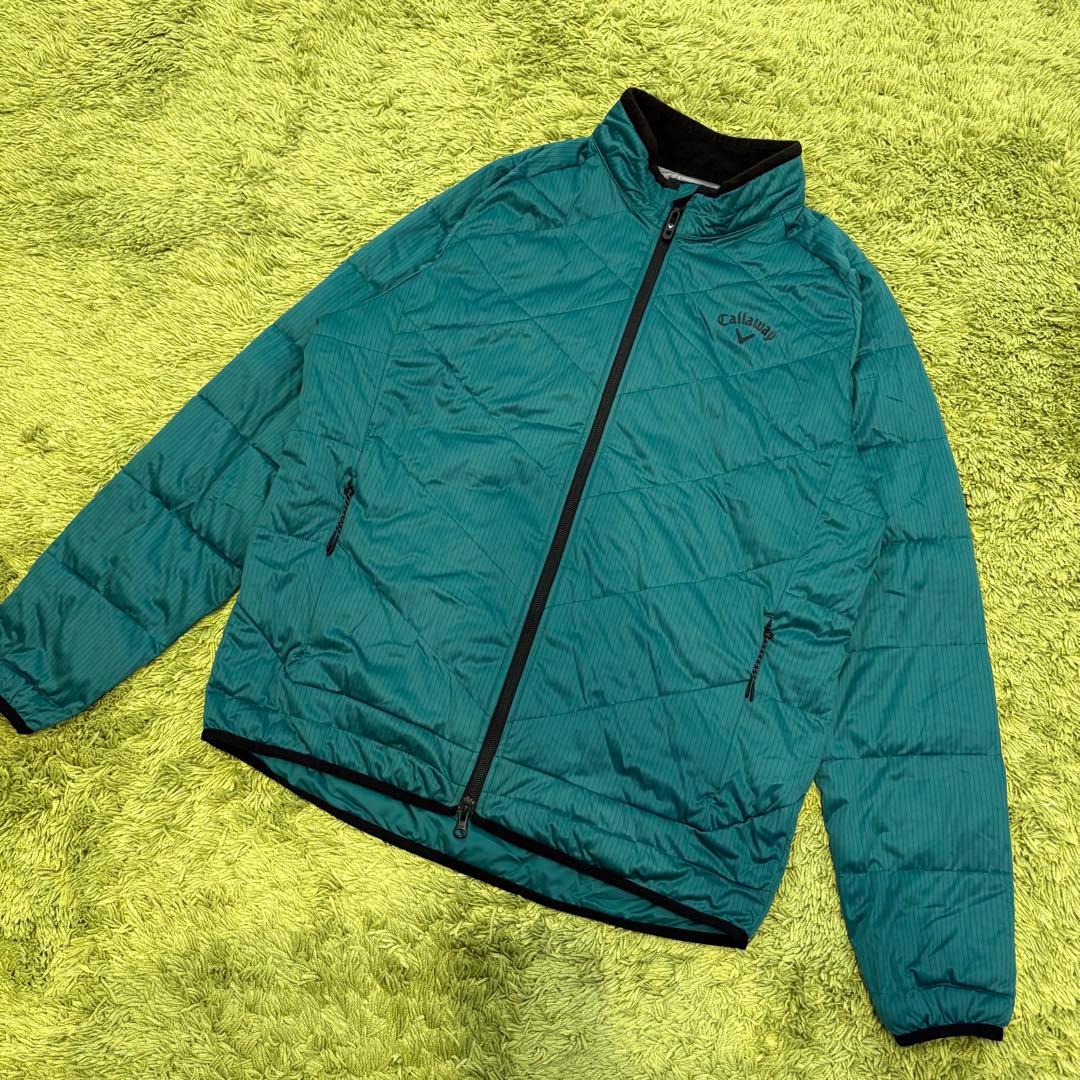 キャロウェイ callaway 中綿ジャケット スターストレッチ 緑 3L