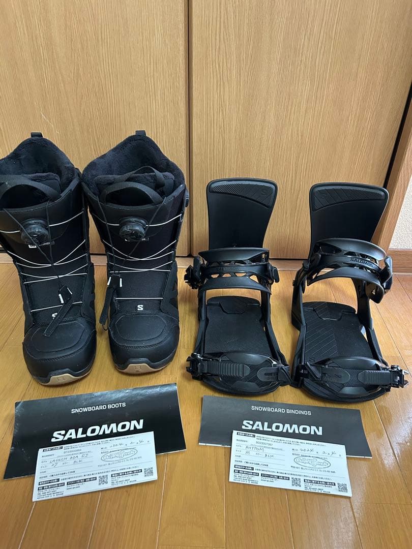SALOMON LAUNCH BOA SJ ブーツ　RHYTHMビンディング
