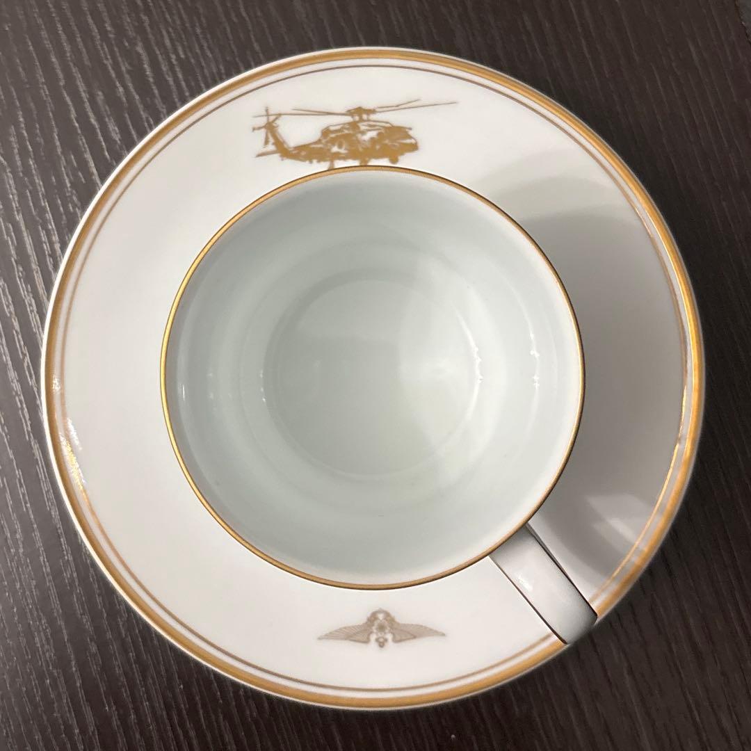 【極美品•極レア】深川製磁 海上自衛隊 大村航空基地 記念カップ＆ソーサー