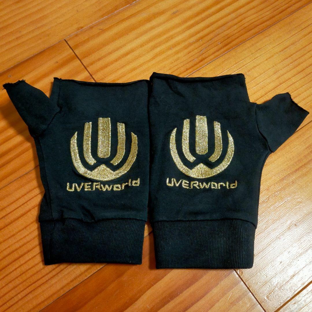 【中古品】UVERworld 初代復刻ゴールドグローブ、シルバーグローブ 他