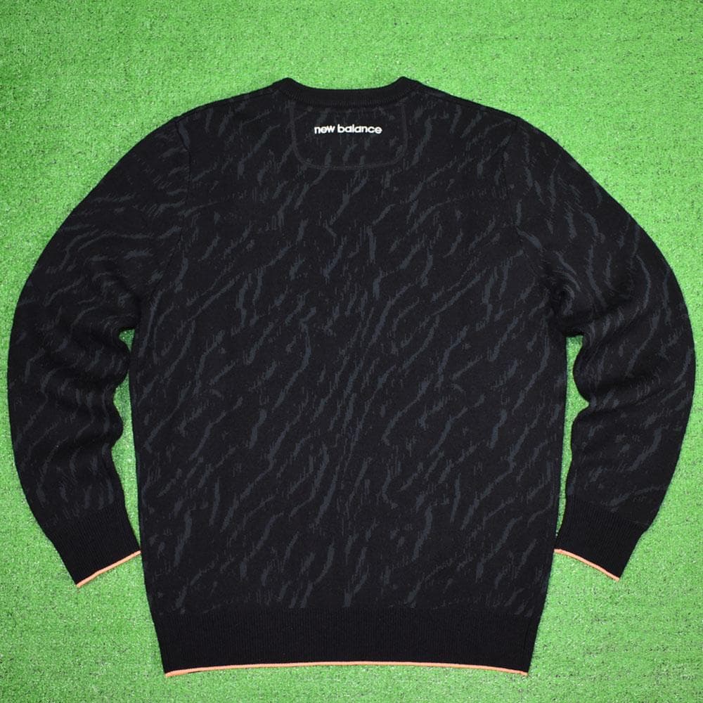 ニューバランス/ゴルフ クルーネックセーター【ブラック/４】美品！