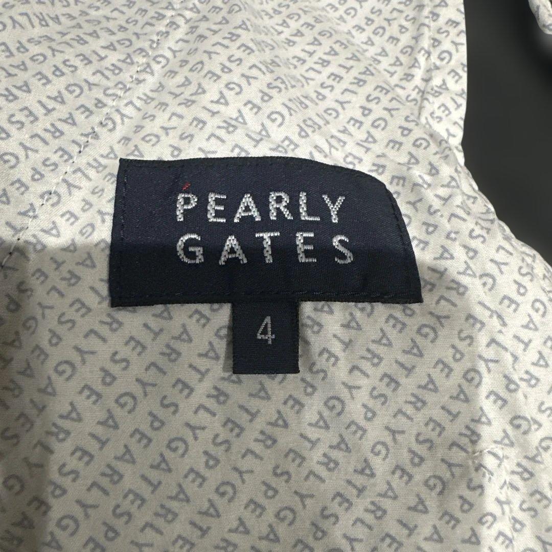PEARLY GATES グレー パンツ サイズ4 冬用(微裏起毛)