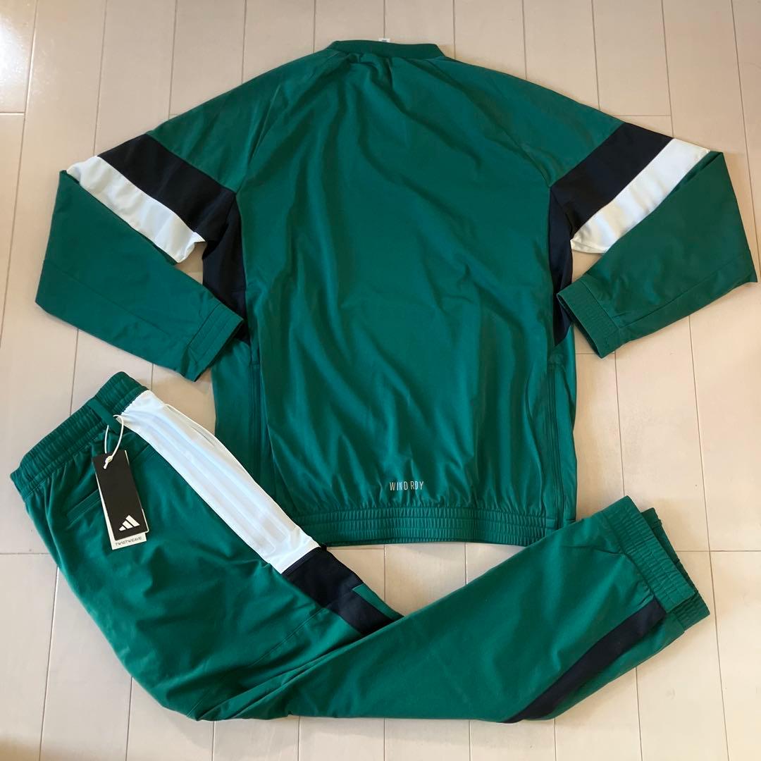 【新品】アディダス／上下セット／セットアップ／ジャケットＭ&パンツ76