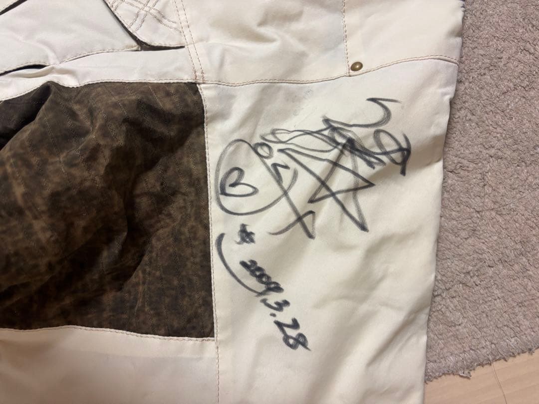 限定品　上村愛子直筆サイン入りウェア　長野オリンピック　1点物