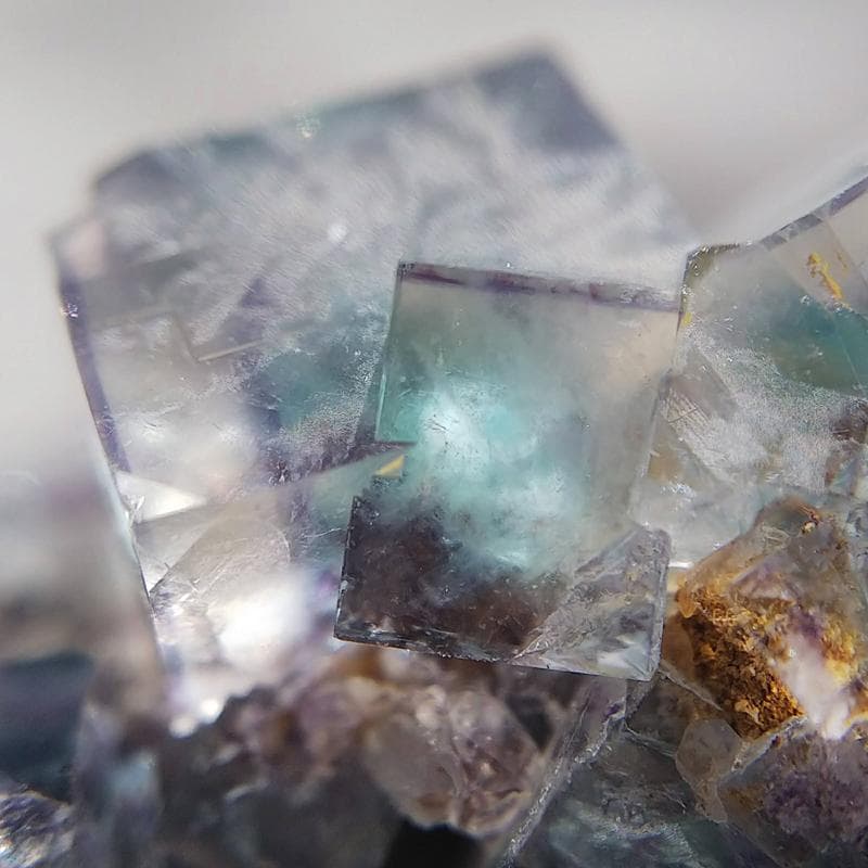 451 オコルス鉱山 フローライト クリア×ブルーグリーン 蛍石