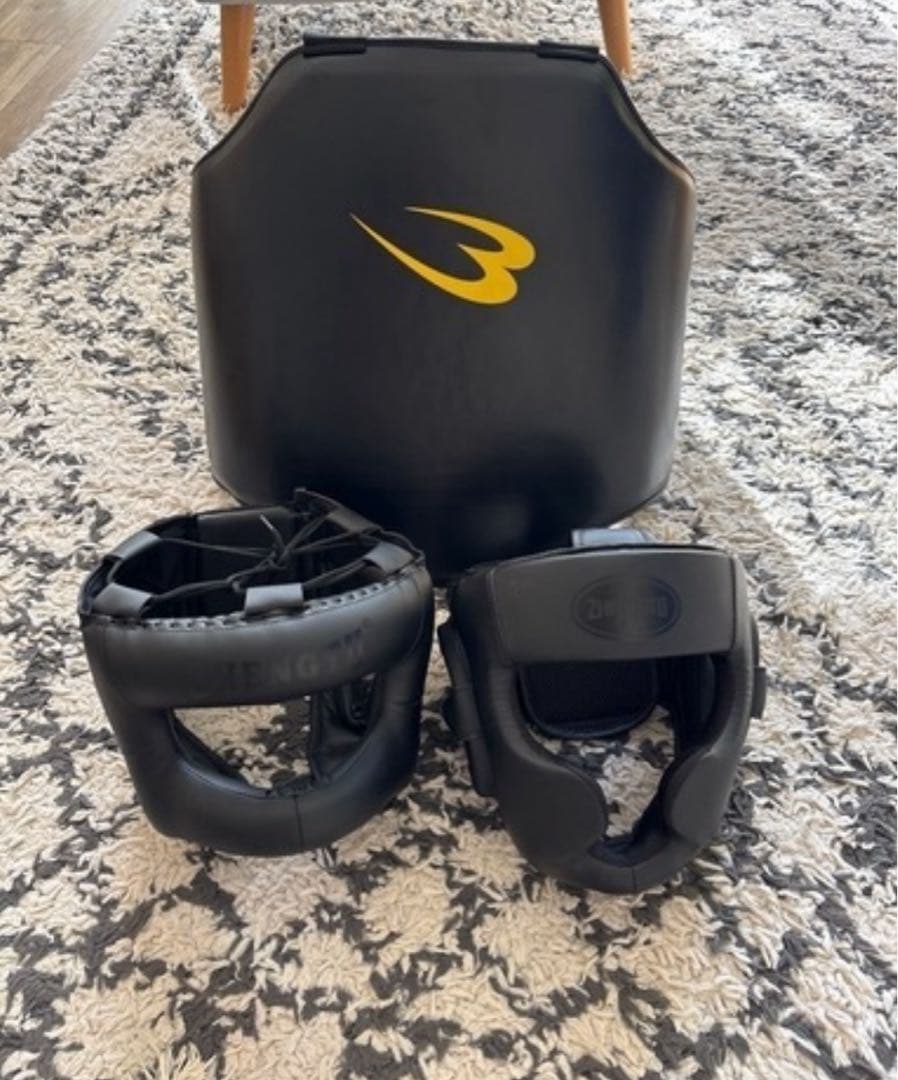 ヘッドギア2個 & ボディメーカー コーチングプロテクター空手 キックボクシング