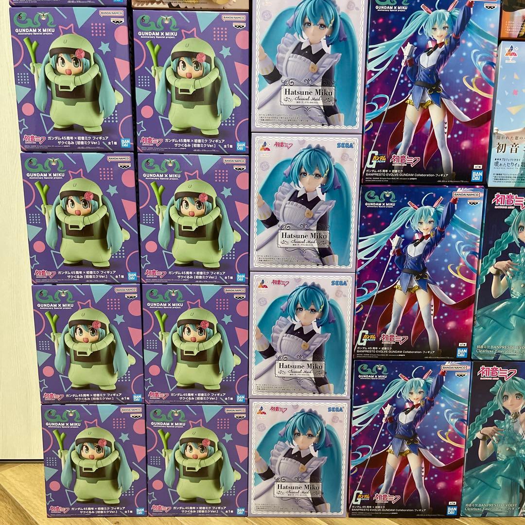 初音ミク フィギュア ザクぐるみ ガンダム 26個セット まとめ売り
