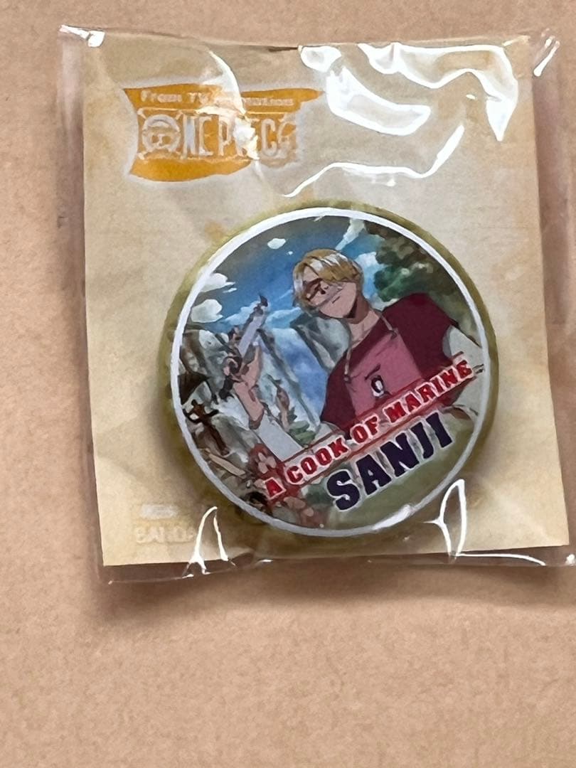 ONE PIECE 缶バッジ サングラス サンジ Mr.プリンス