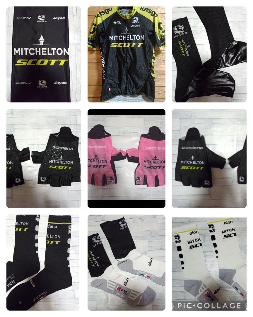 支給品　Mitchelton-SCOTT　ウィンドベスト　ミッチェルトンスコット