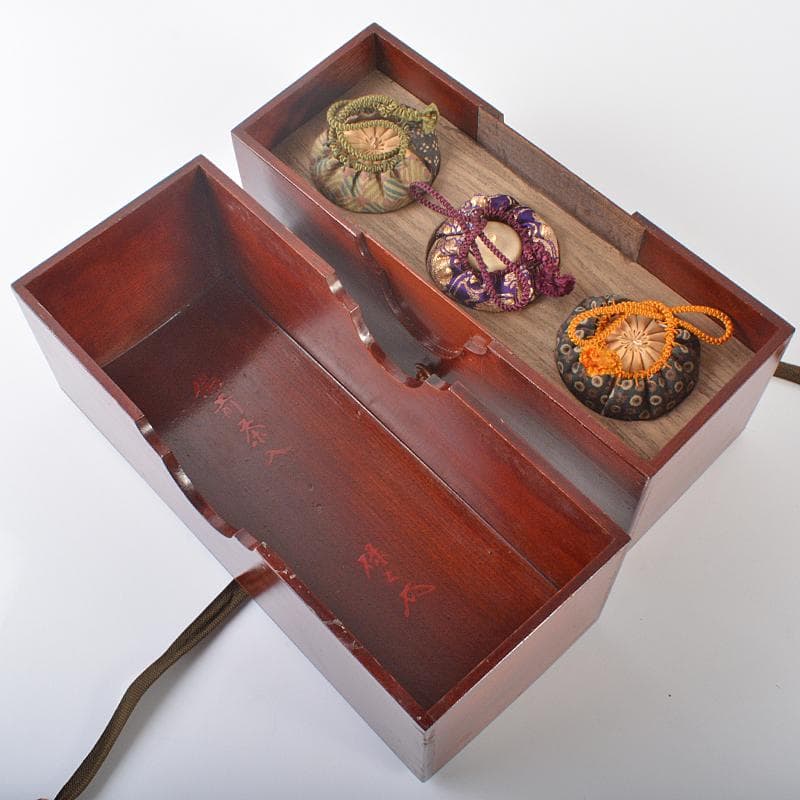 茶道具　備前焼　茶入　仕覆三点付　表千家十一代碌々斎極め箱　D　R6528