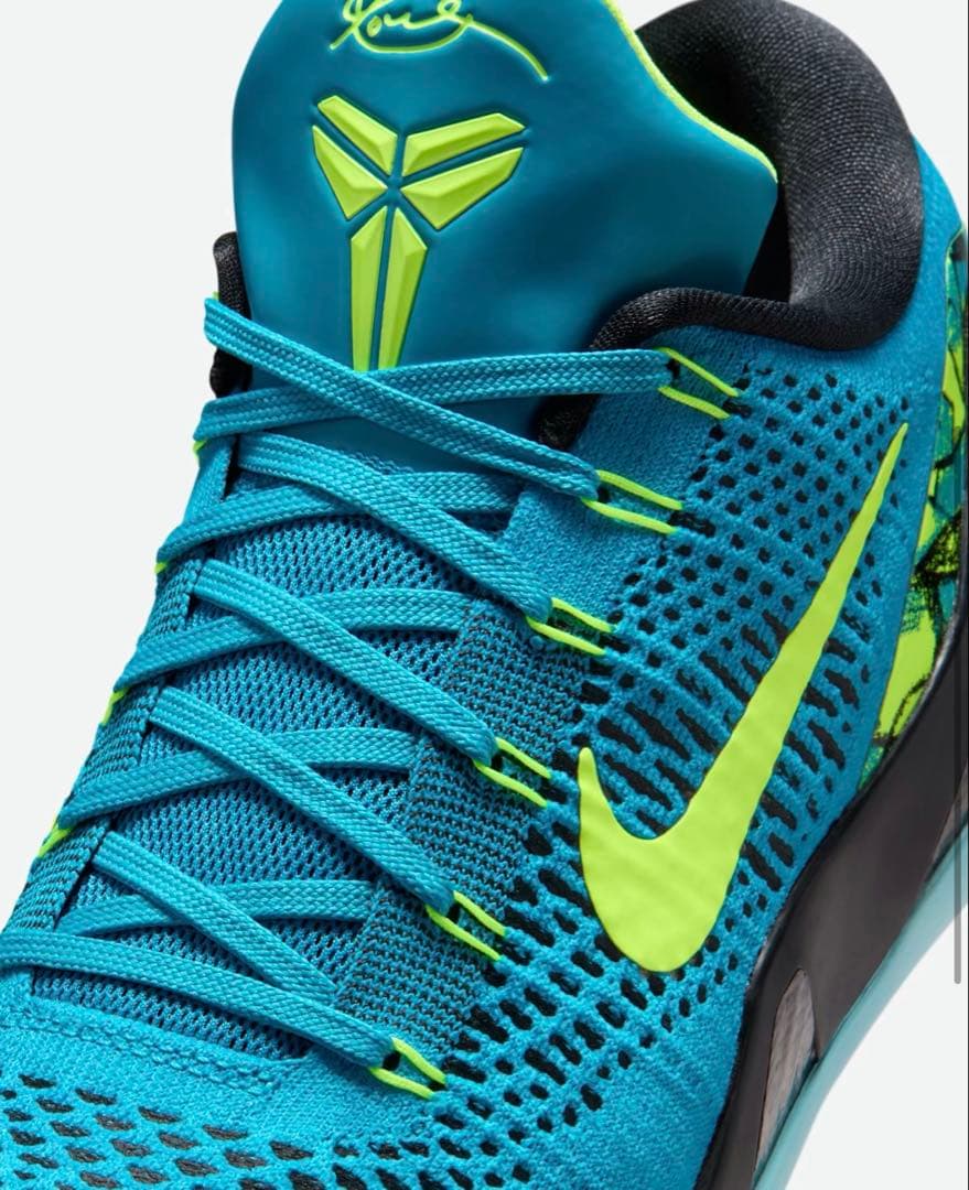 コービー9エリートLOW プロトロ Neo Turquoise and Volt