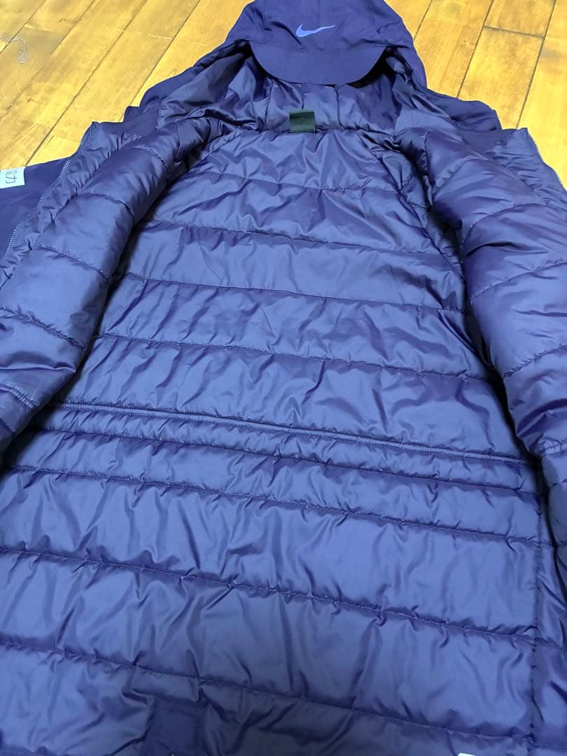 サンフレッチェ広島支給品NIKE ダウンコート XL美品　週末特価3,000円引