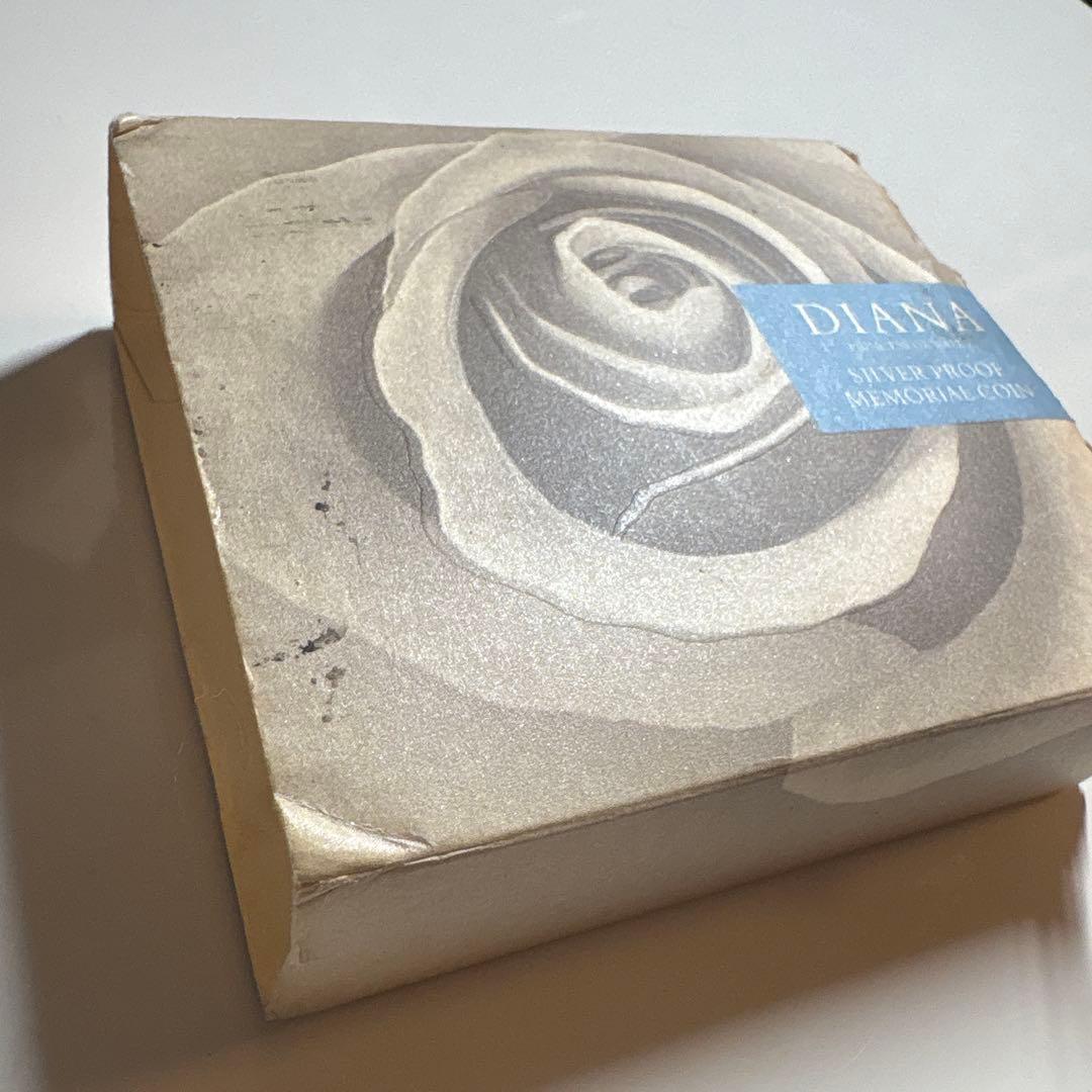 保証書付！ダイアナ妃追悼記念SILVER PROOF MEMORIAL COIN