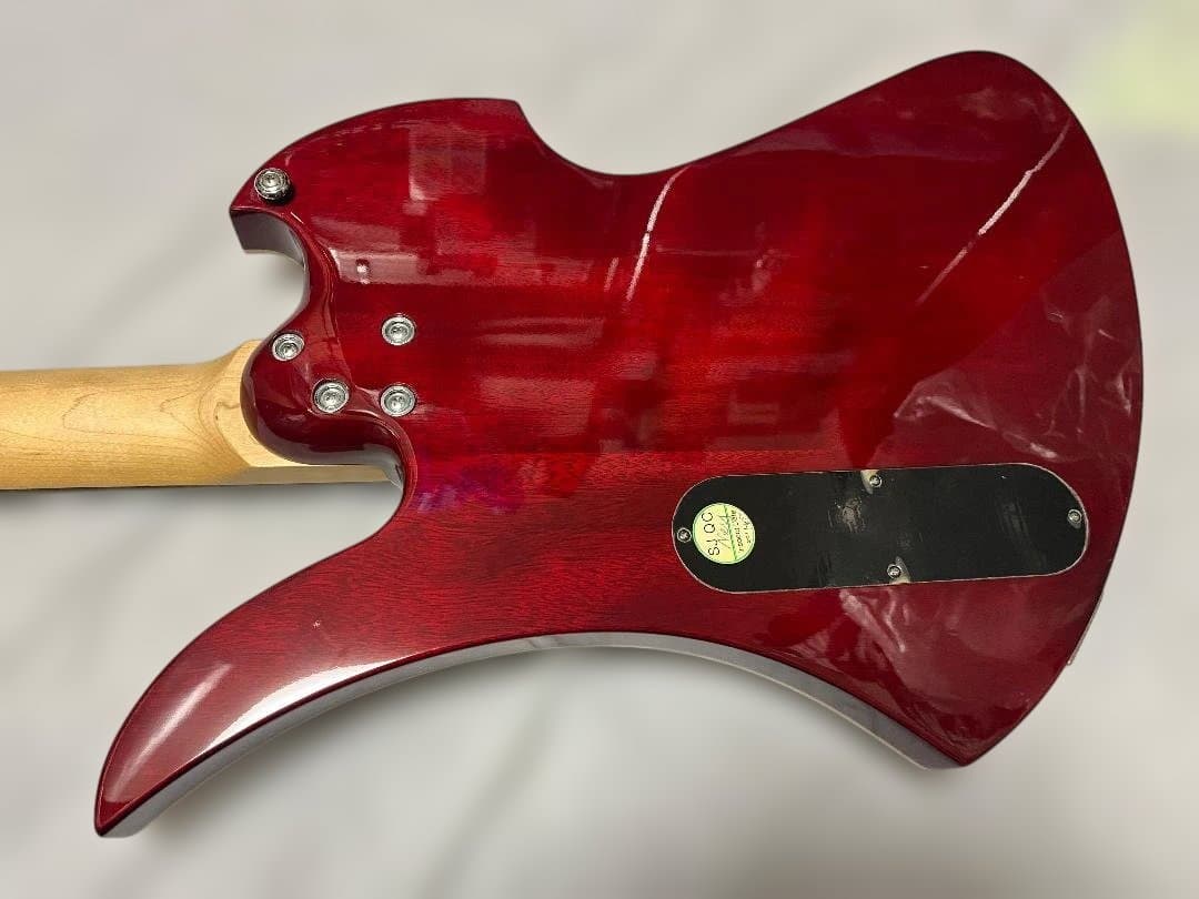 B.C.Rich モッキンバードベース　シースルーレッド　Masterpiece