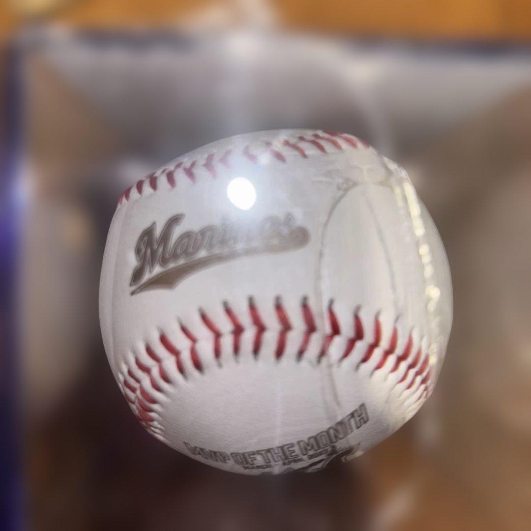 千葉ロッテマリーンズ佐々木朗希❤月間MVP記念ボール