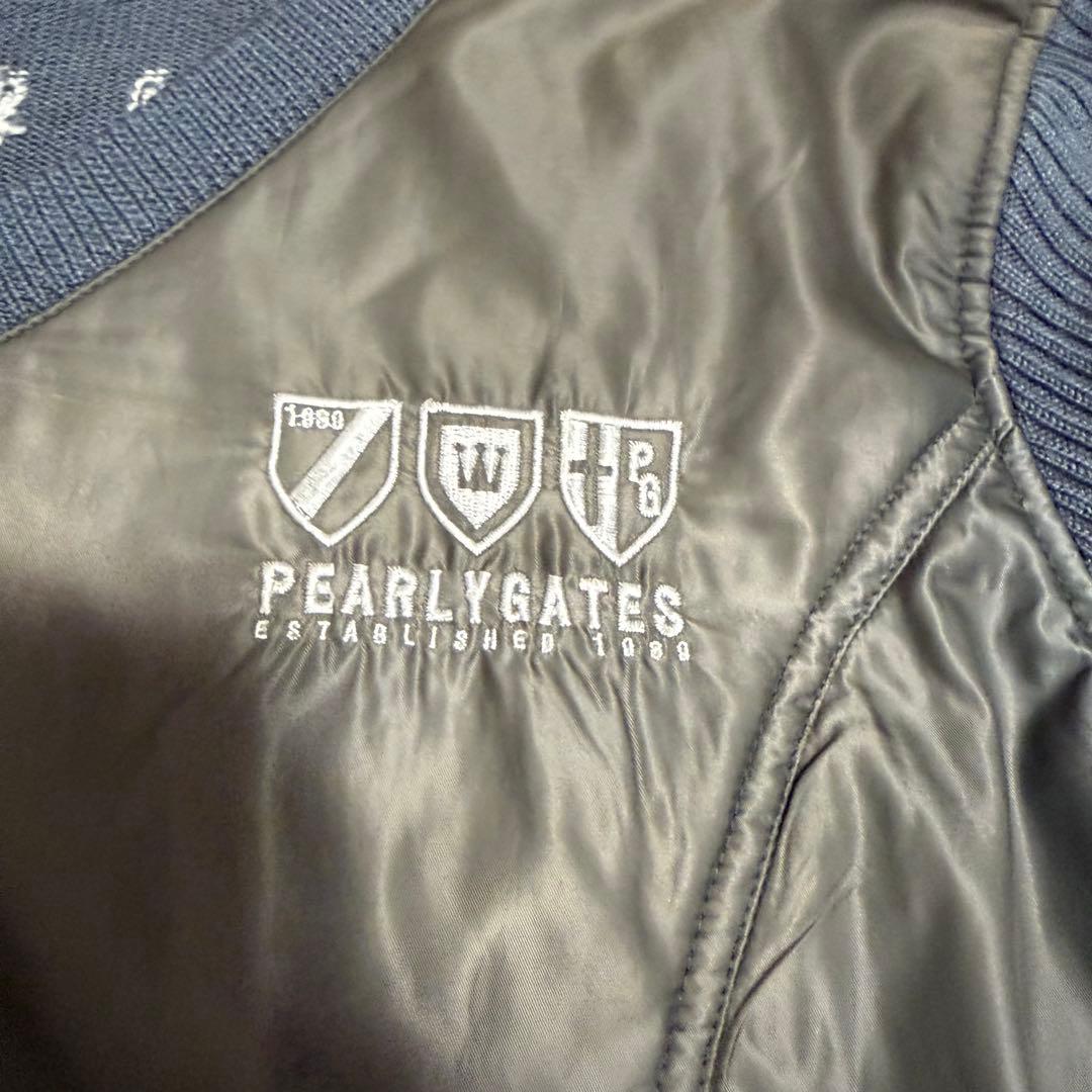 美品Lサイズ相当　パーリーゲイツ　スニード　ゴルフウェア　切り替え　ロゴ刺繍