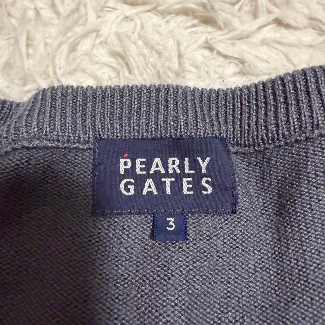 美品Lサイズ相当　パーリーゲイツ　スニード　ゴルフウェア　切り替え　ロゴ刺繍