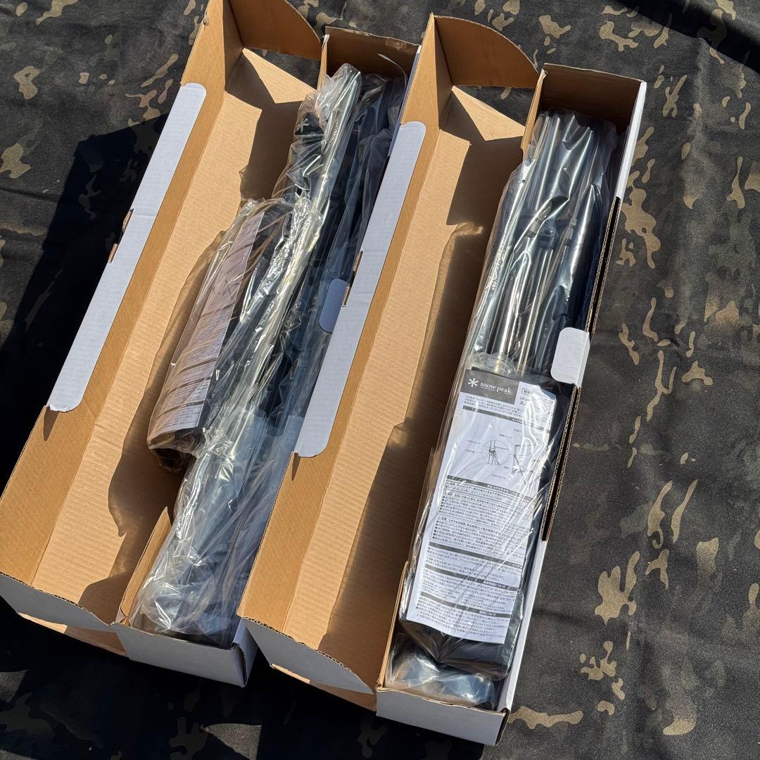 希少品　スノーピークチェア　BLACK EDITION 2脚セット