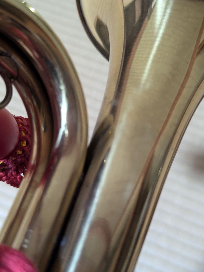 MAXTONE マックストーン　信号ラッパ 3つ巻 ゴールド仕上げ 中古