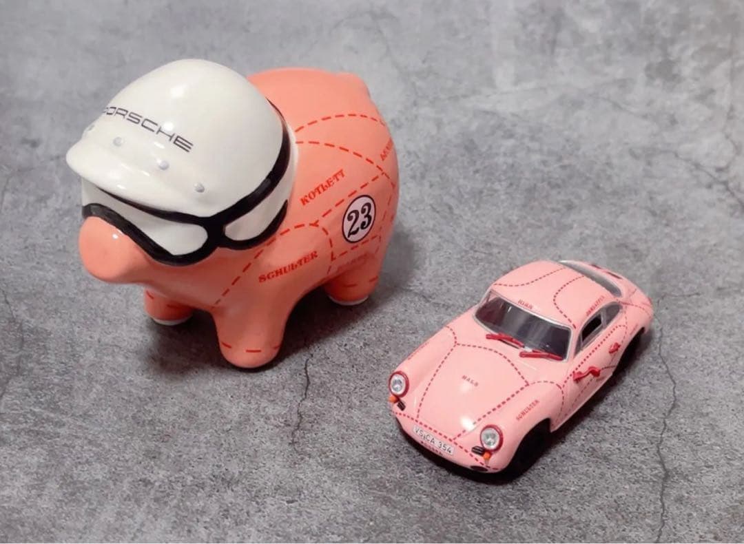 ポルシェ　ピンクピッグ　陶磁器　Porsche PINK PIG