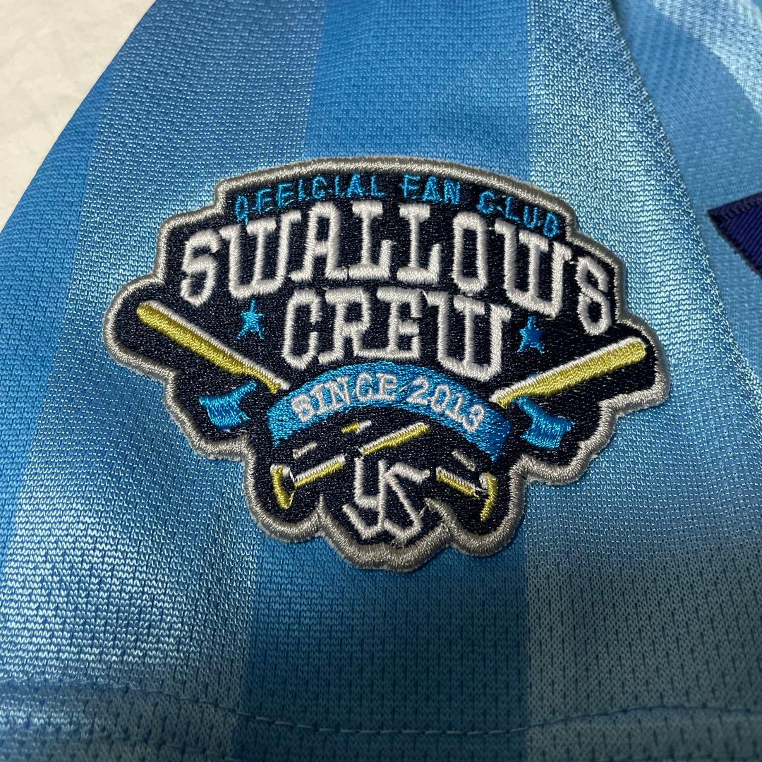 ヤクルト　スワローズ　復刻版ユニホーム　Sサイズ　ワッペン付き