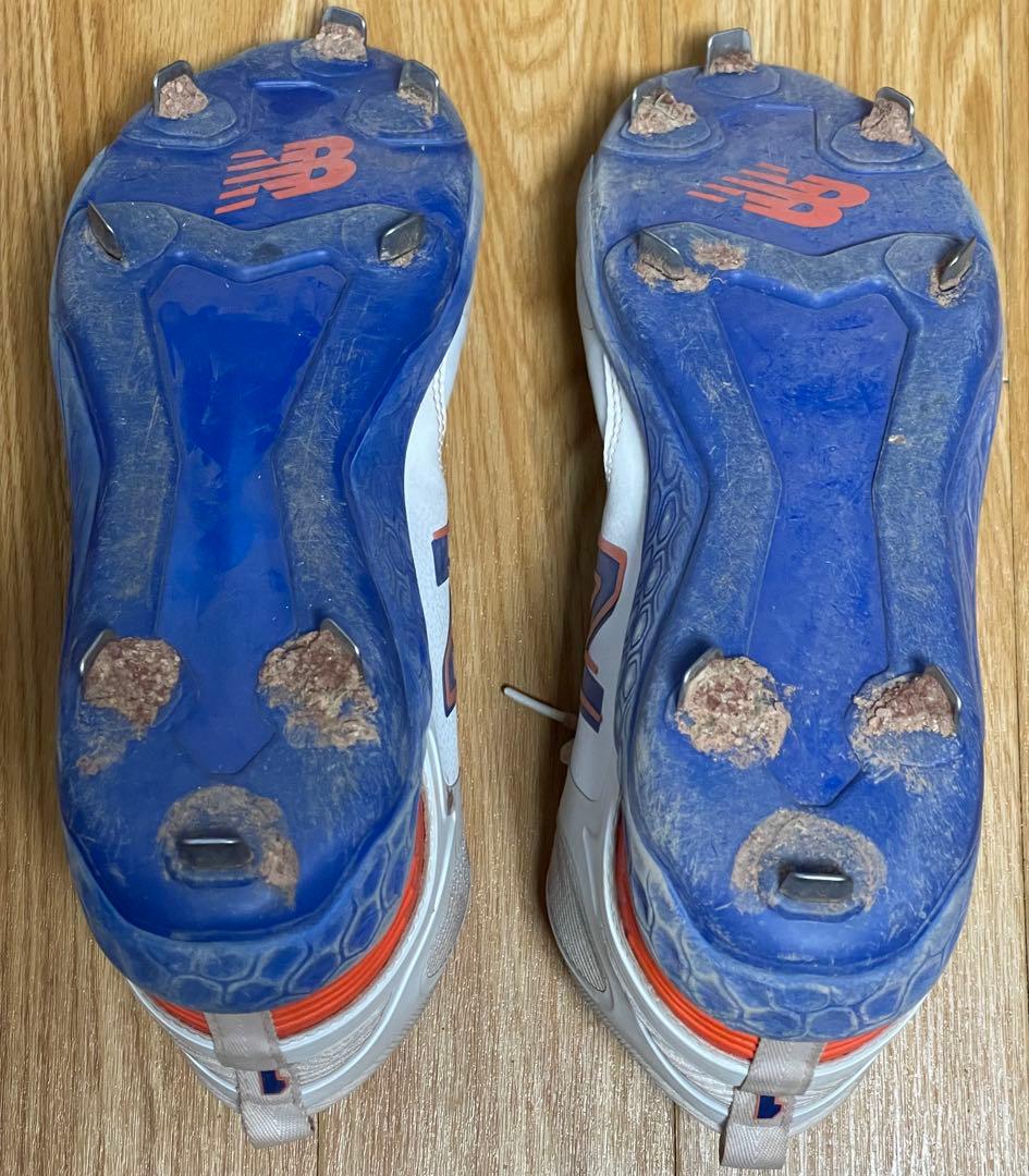 Jeff McNeil ゲーム実使用サイン入りシューズ　MLB