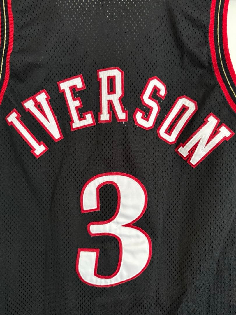 NBA 76ers アイバーソン　3 オーセンティック　ユニフォーム　L