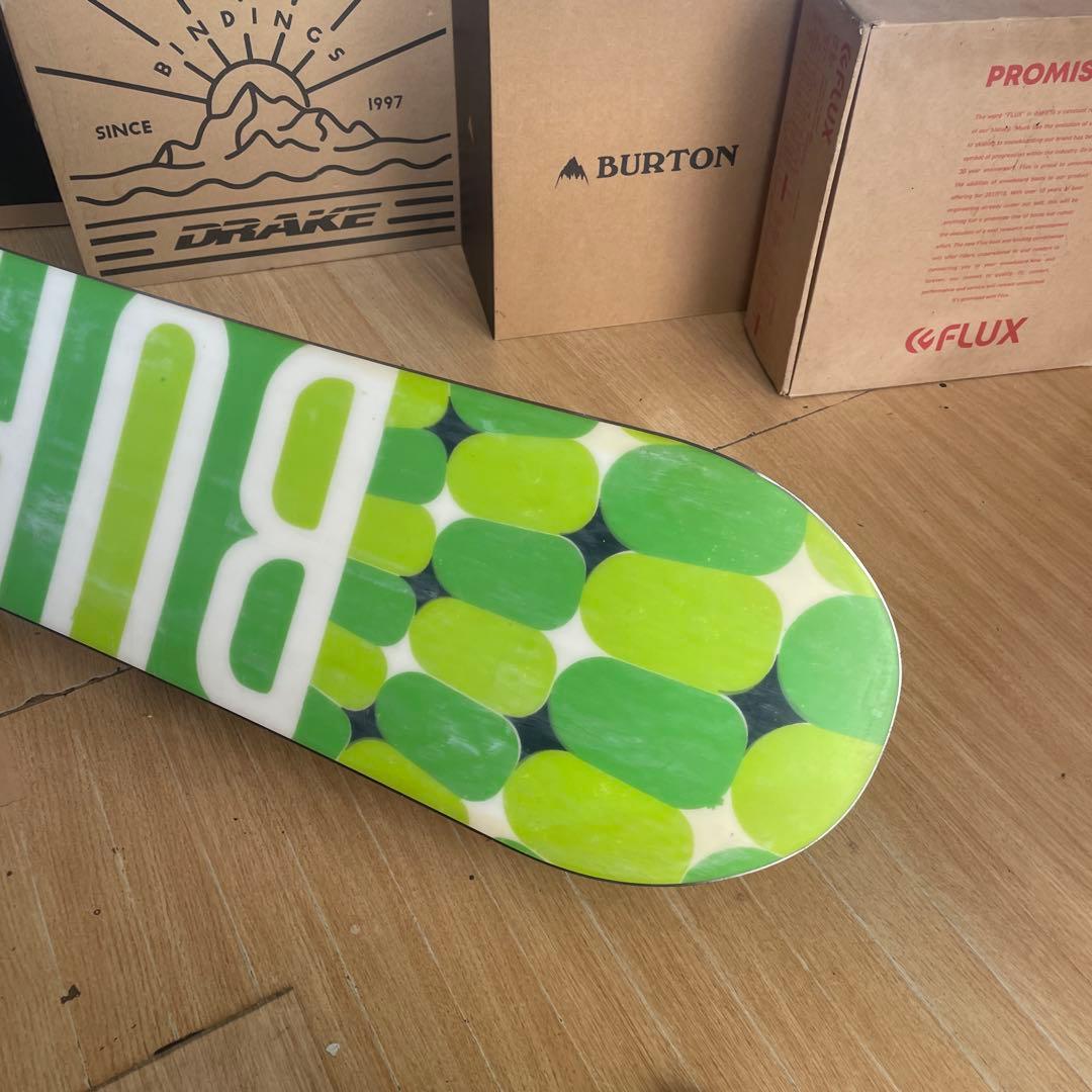 BURTON×LINK　バートン　バインディング付　希少137スノーボードセット