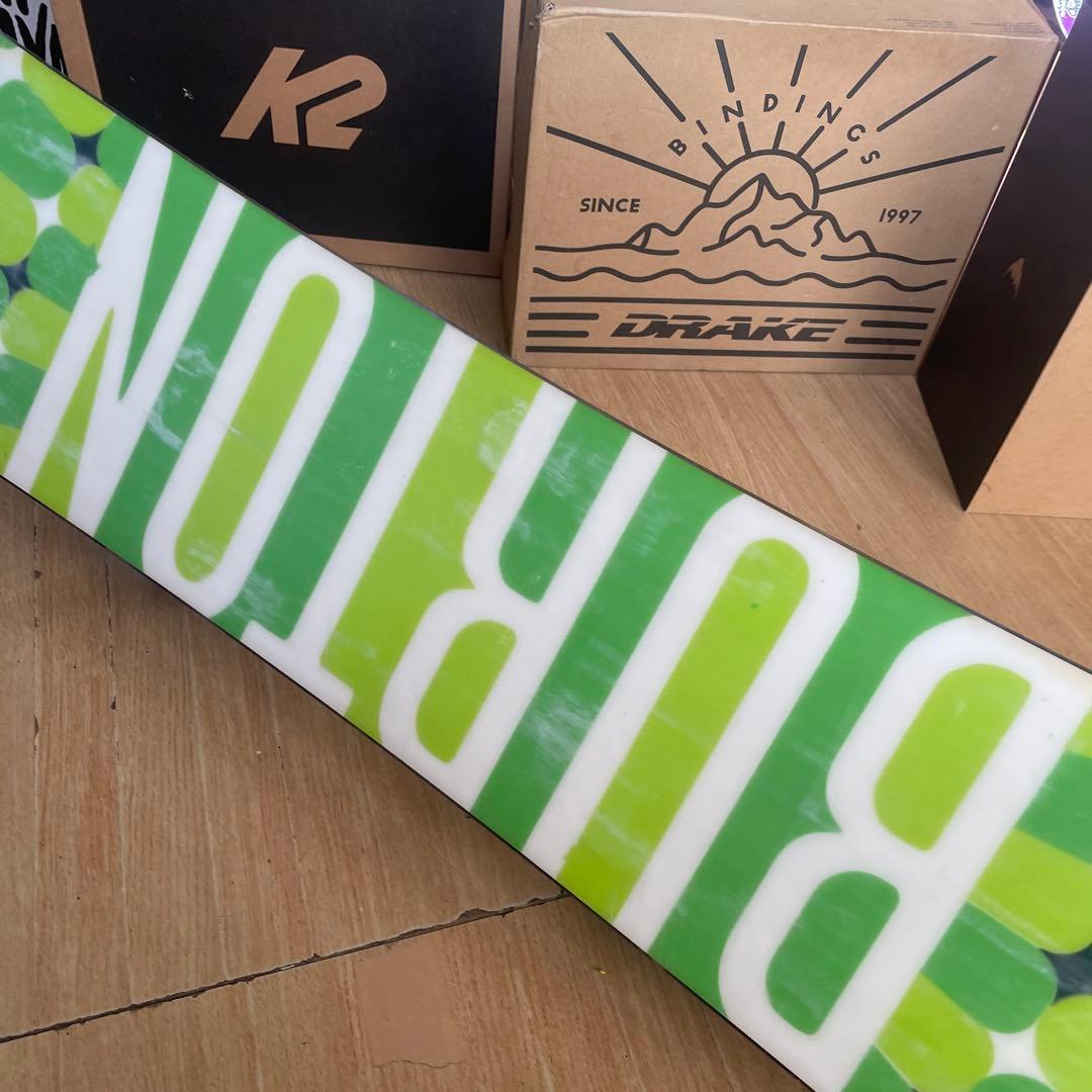 BURTON×LINK　バートン　バインディング付　希少137スノーボードセット