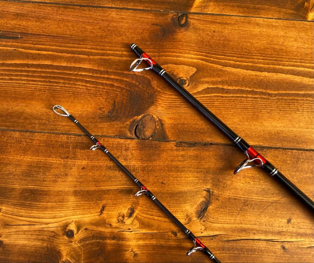 釣り竿セット　ジギングロッド　船釣り　3ピースパックロッド　スロージギング
