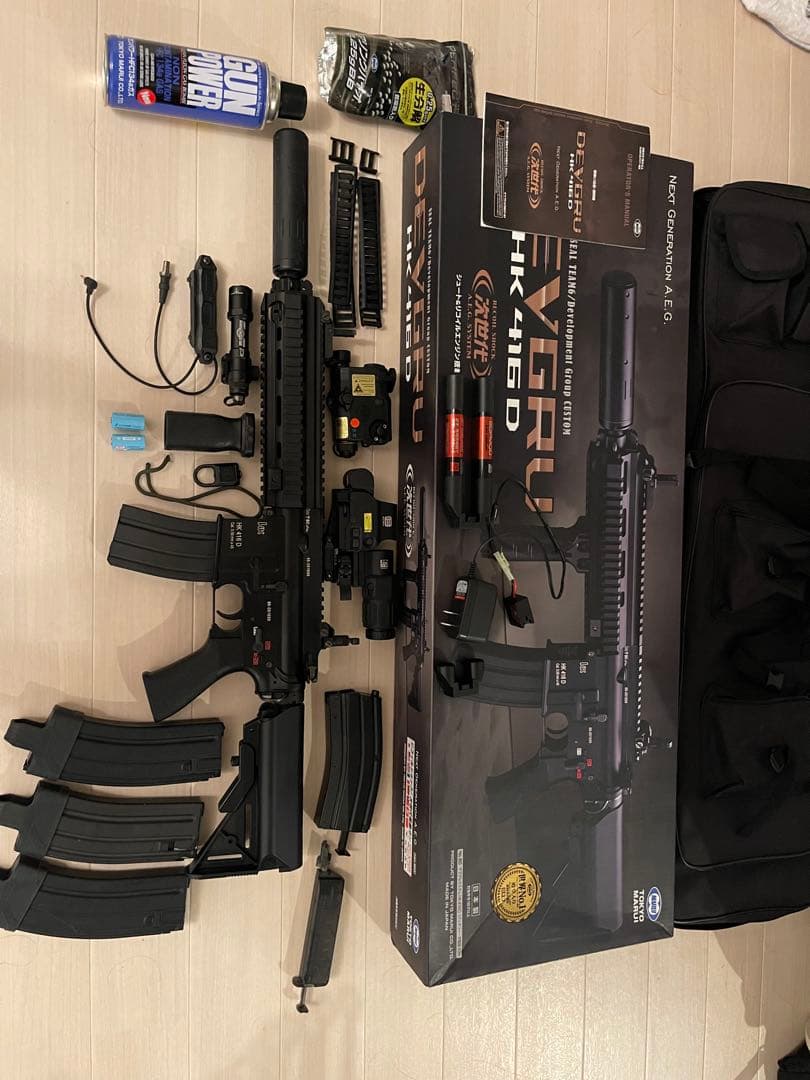 東京マルイHK416 DEVGRU次世代電動ガン＆豪華カスタムフルセット,即戦力