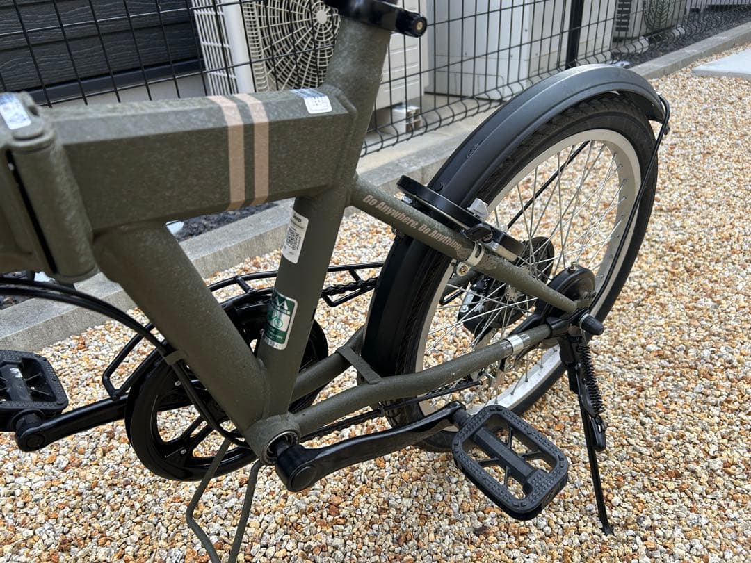 Jeep 折りたたみ自転車 オリーブグリーン