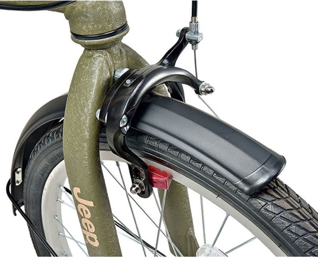 Jeep 折りたたみ自転車 オリーブグリーン