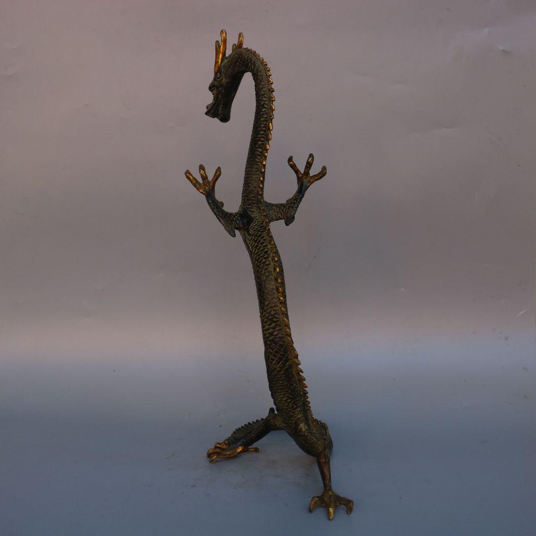 竜 銅 細工 装飾品 工芸品 美術品 置物