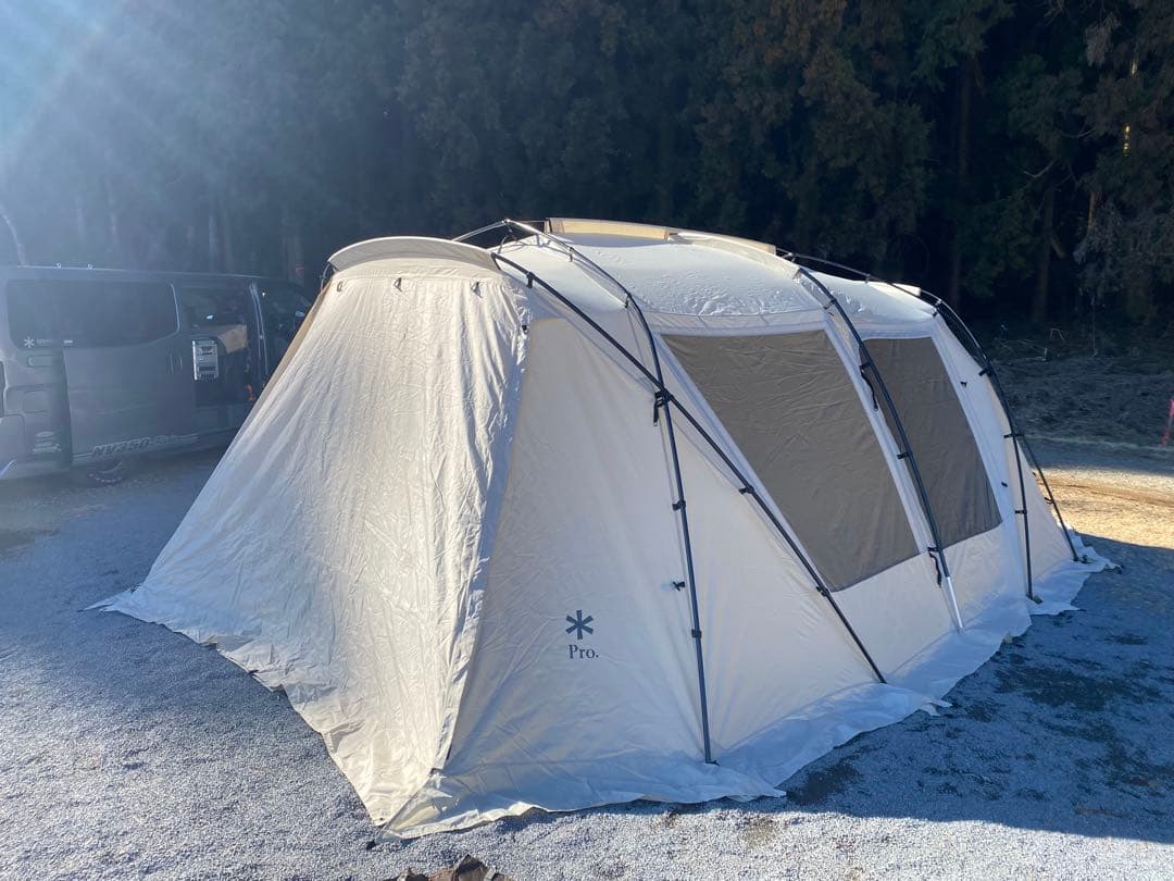 雪峰祭ランドロックPro アイボリー　専用マット、シート付　インナーテント未使用