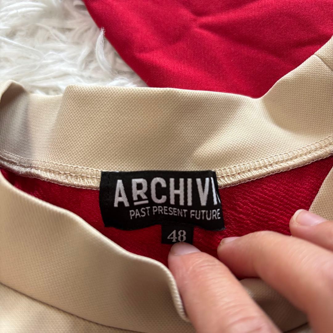 アルチビオ ブルゾン ハイネック ベージュ 防風 ストレッチ