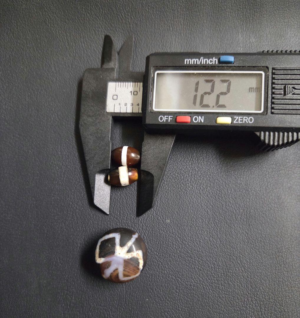 969　天珠　金剛杵天珠　羊眼　板眼　一線　dzibeads！