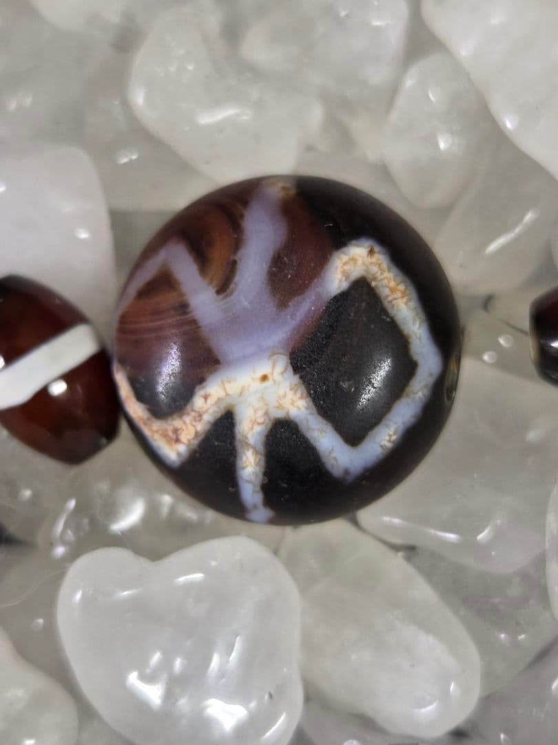 969　天珠　金剛杵天珠　羊眼　板眼　一線　dzibeads！