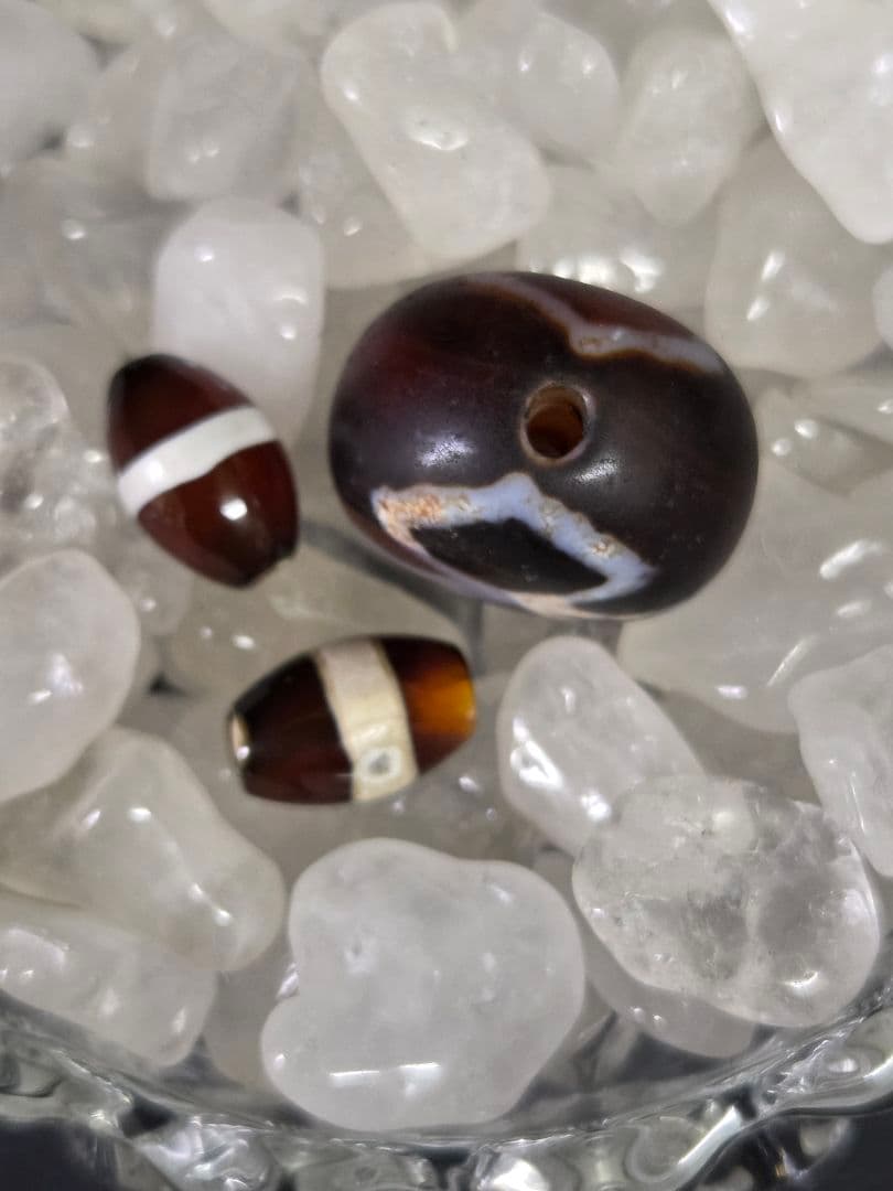 969　天珠　金剛杵天珠　羊眼　板眼　一線　dzibeads！