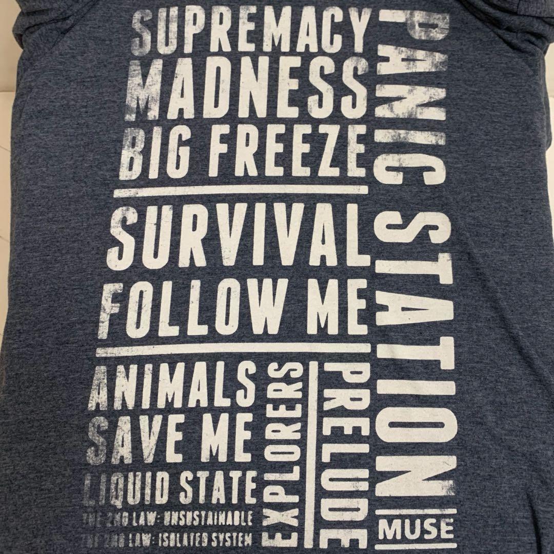 MUSE ミューズ 2012s The 2nd Law Album Tシャツ M