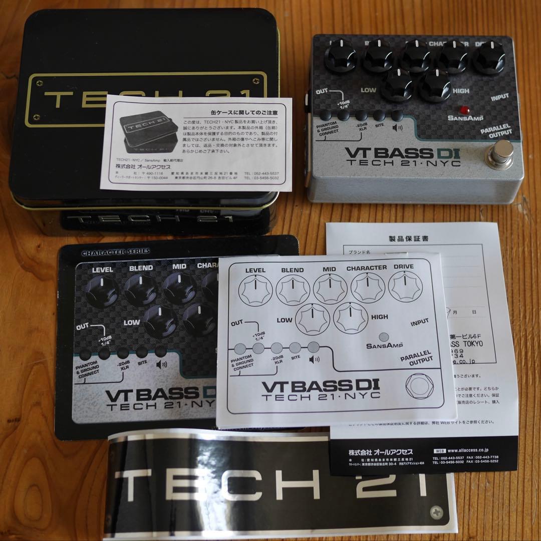 ベース TECH21 VT BASS DI SANSAMP
