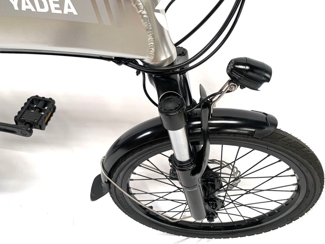 【即乘】送料無料 YADEA ディスク式MTB 折り畳み電動自転車 動作確認済
