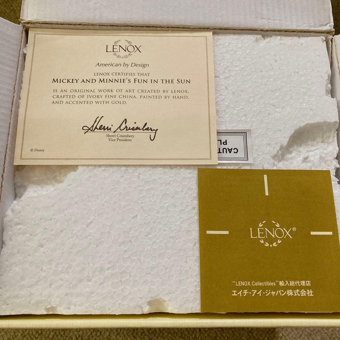 ディズニー LENOX ミッキーミニー Fun In The Sun フィギュア