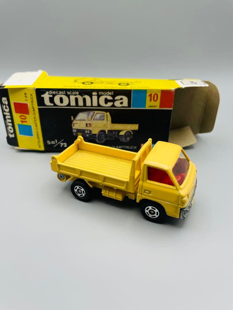 トミカ　黒箱　10 三菱キャンター　ダンプトラック