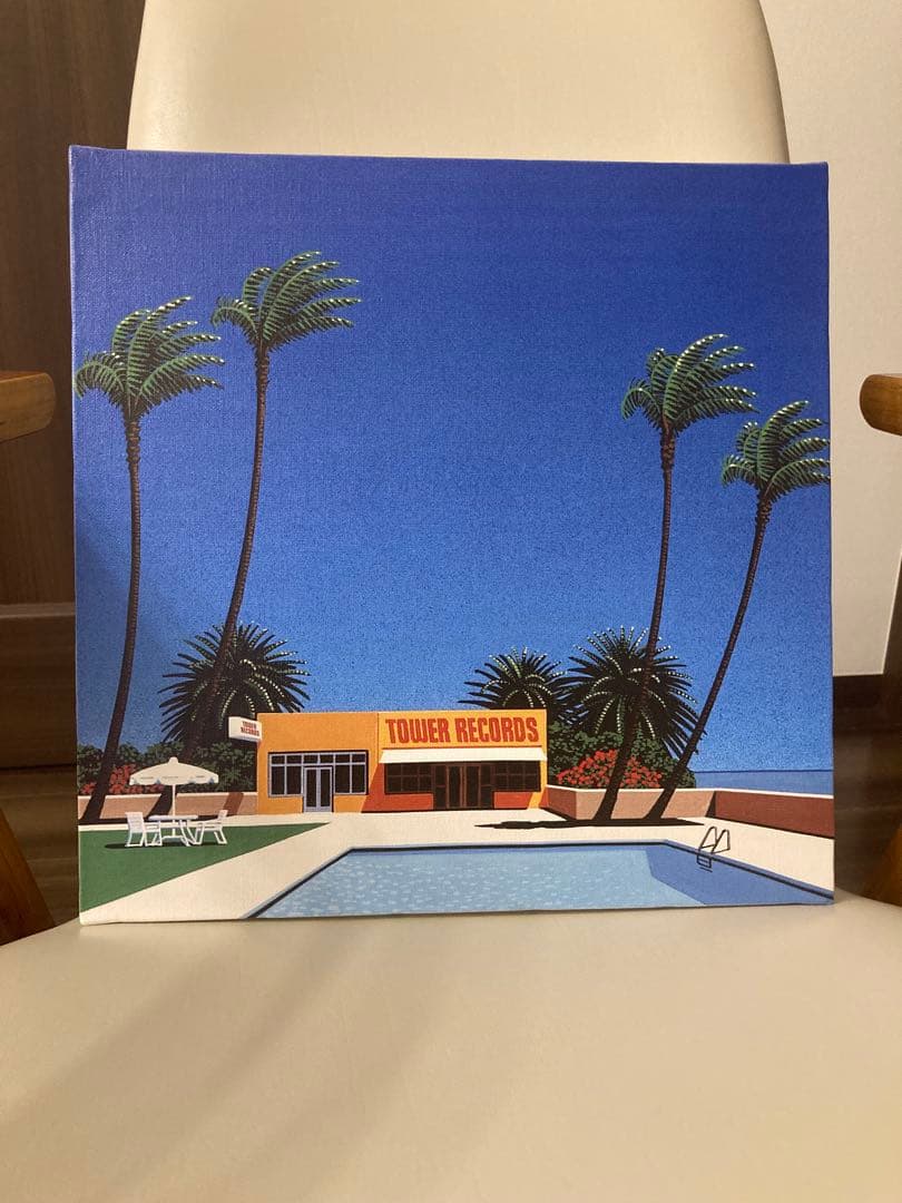 永井博　ファブリックパネル