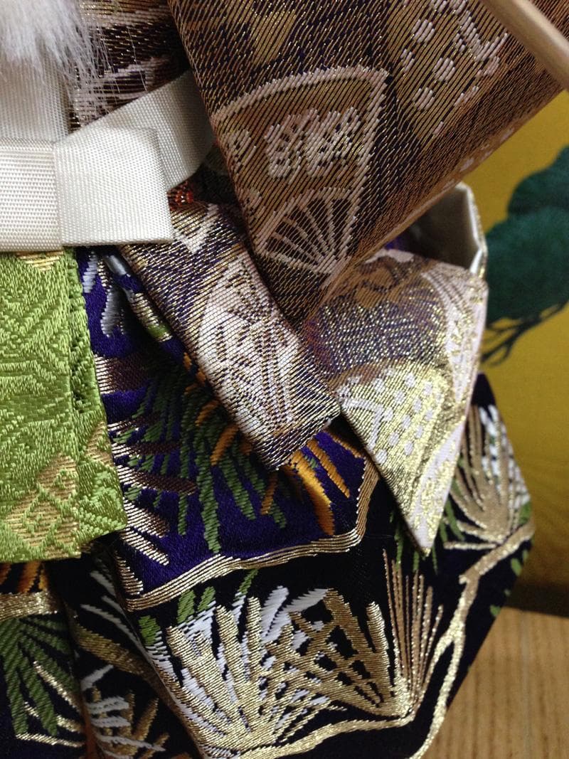 日本人形　豊玉作　高砂/大型　ケース入　浮世人形　  美品