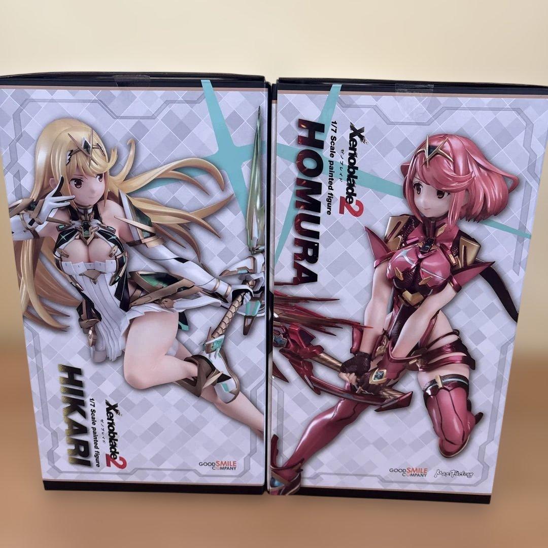 開封済みゼノブレイド2ホムラ ヒカリフィギュアセットグッドスマイルカンパニー